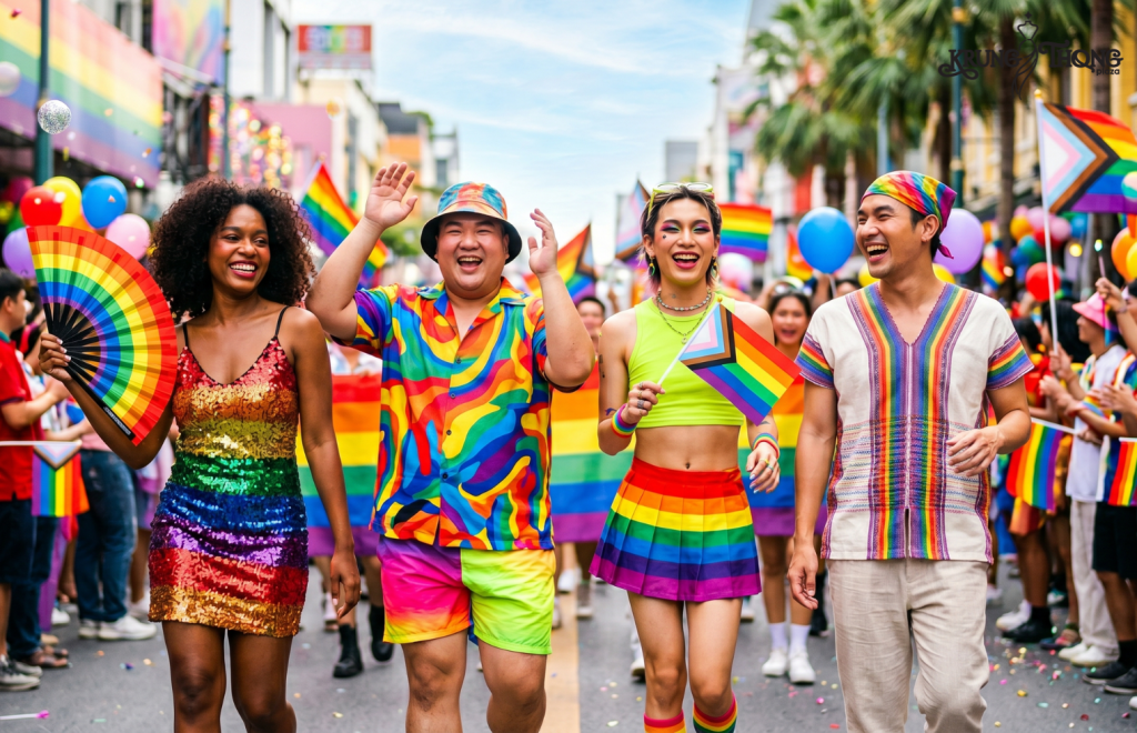 pride month แต่งตัว